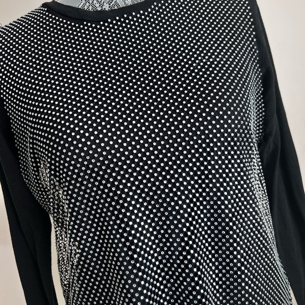 Rhinestone Fishnet Top - Picture 3 of 4